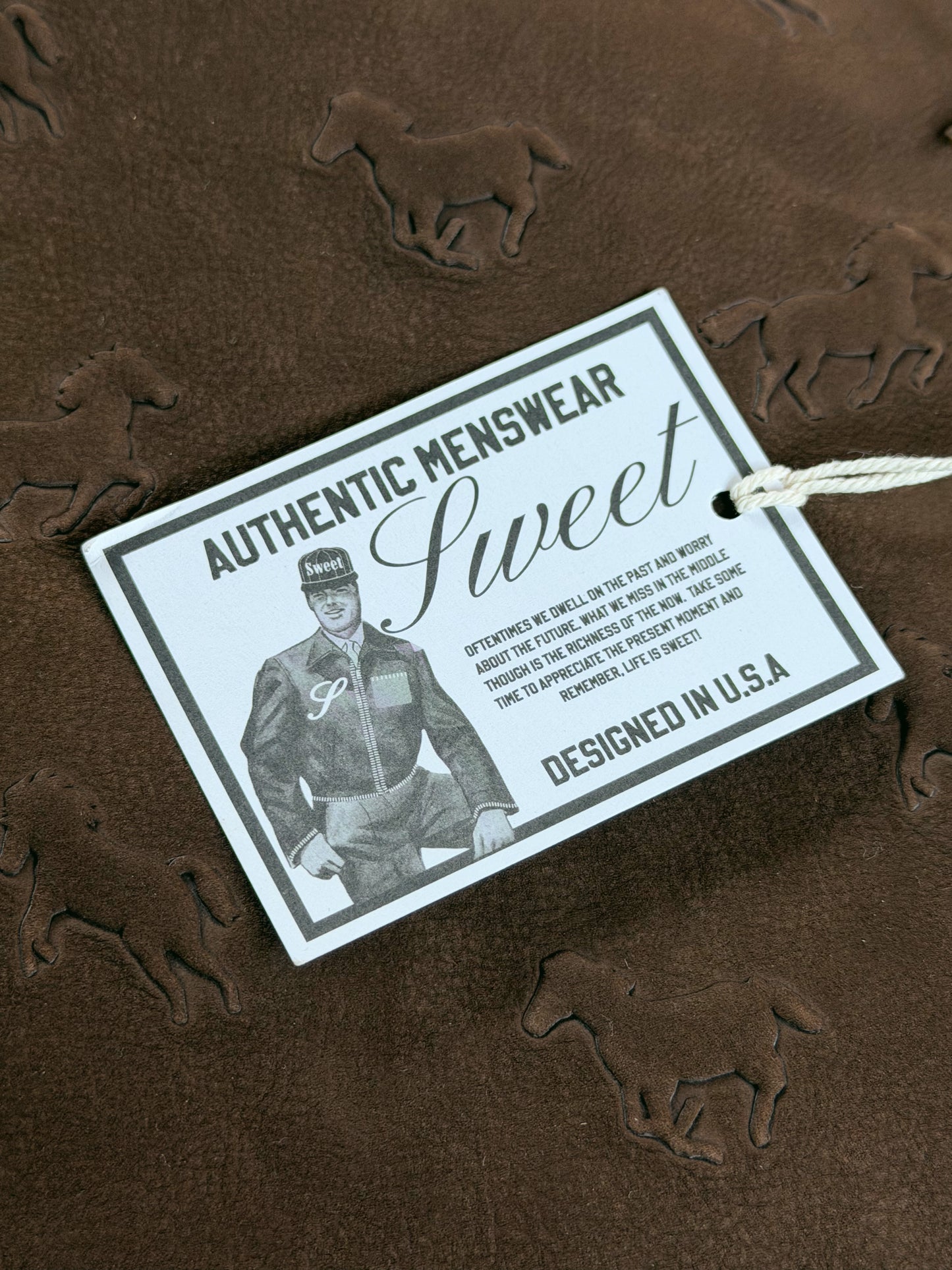 SWEET SUEDE LEATHER HORSE JACKET
