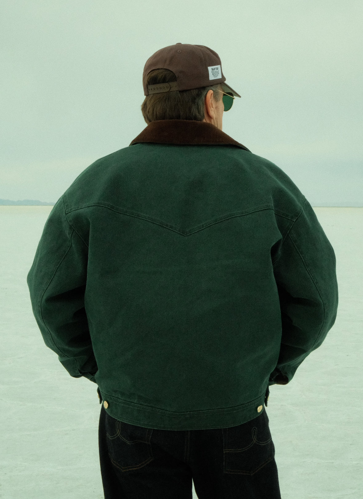 'SWEET EMERALD WESTERN CANVAS JACKET'