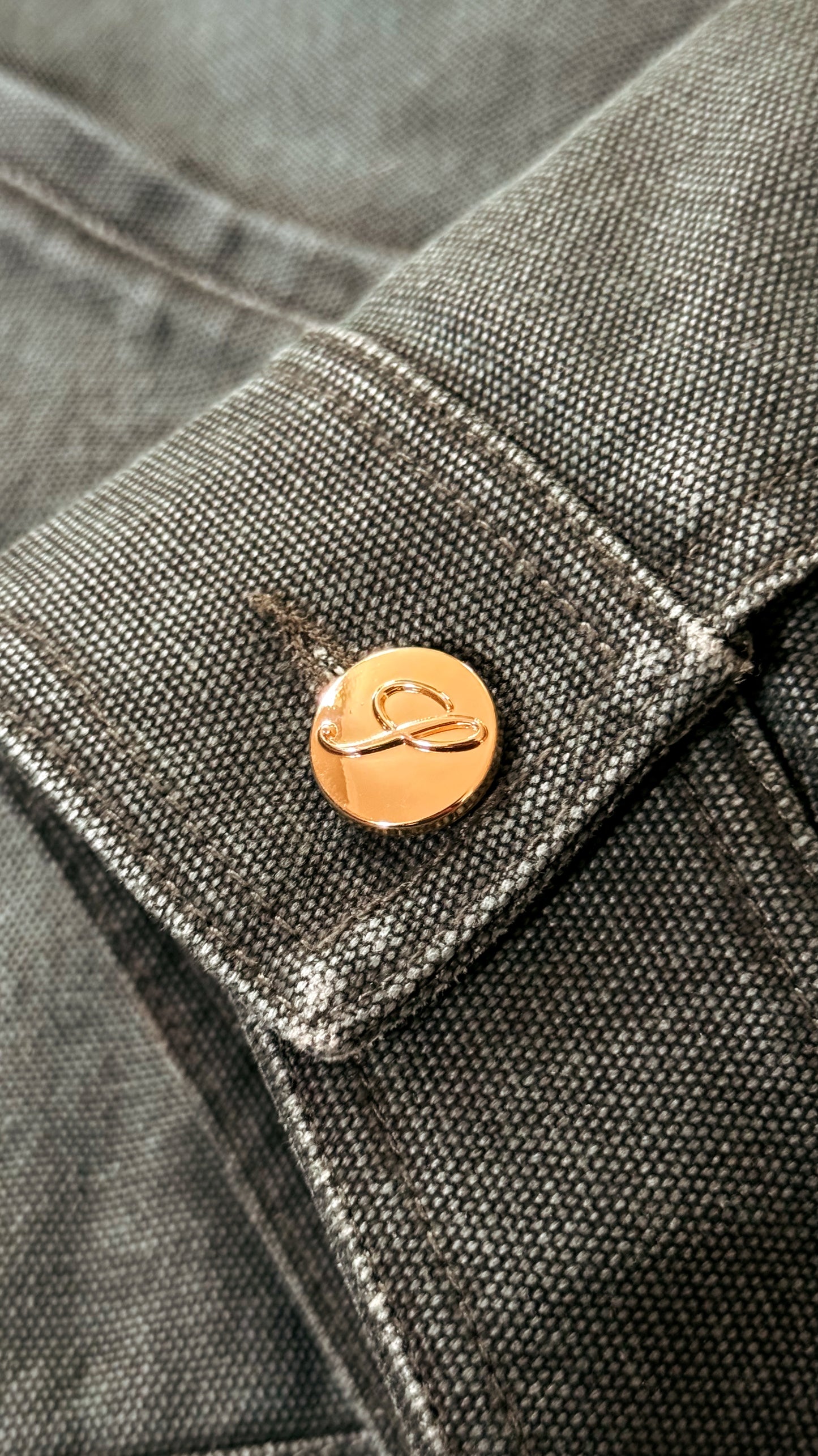 'SWEET EMERALD WESTERN CANVAS JACKET'