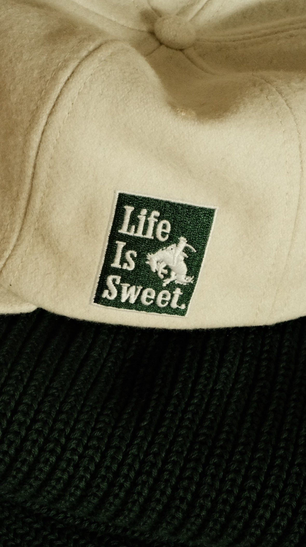 'SWEET OFF-WHITE WOOL COWBOY'