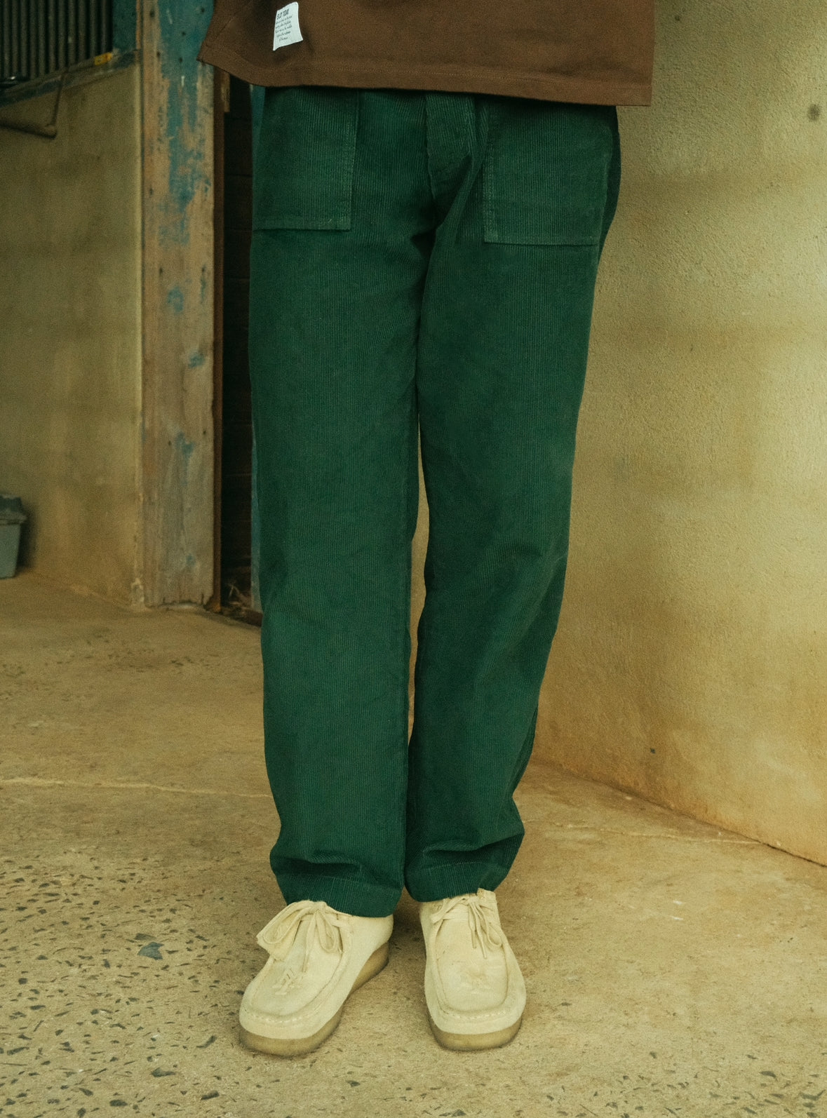 'SWEET EMERALD CORDUROY PANTS'