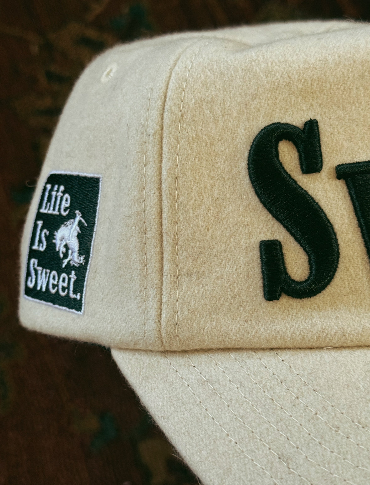 'SWEET OFF-WHITE WOOL COWBOY'
