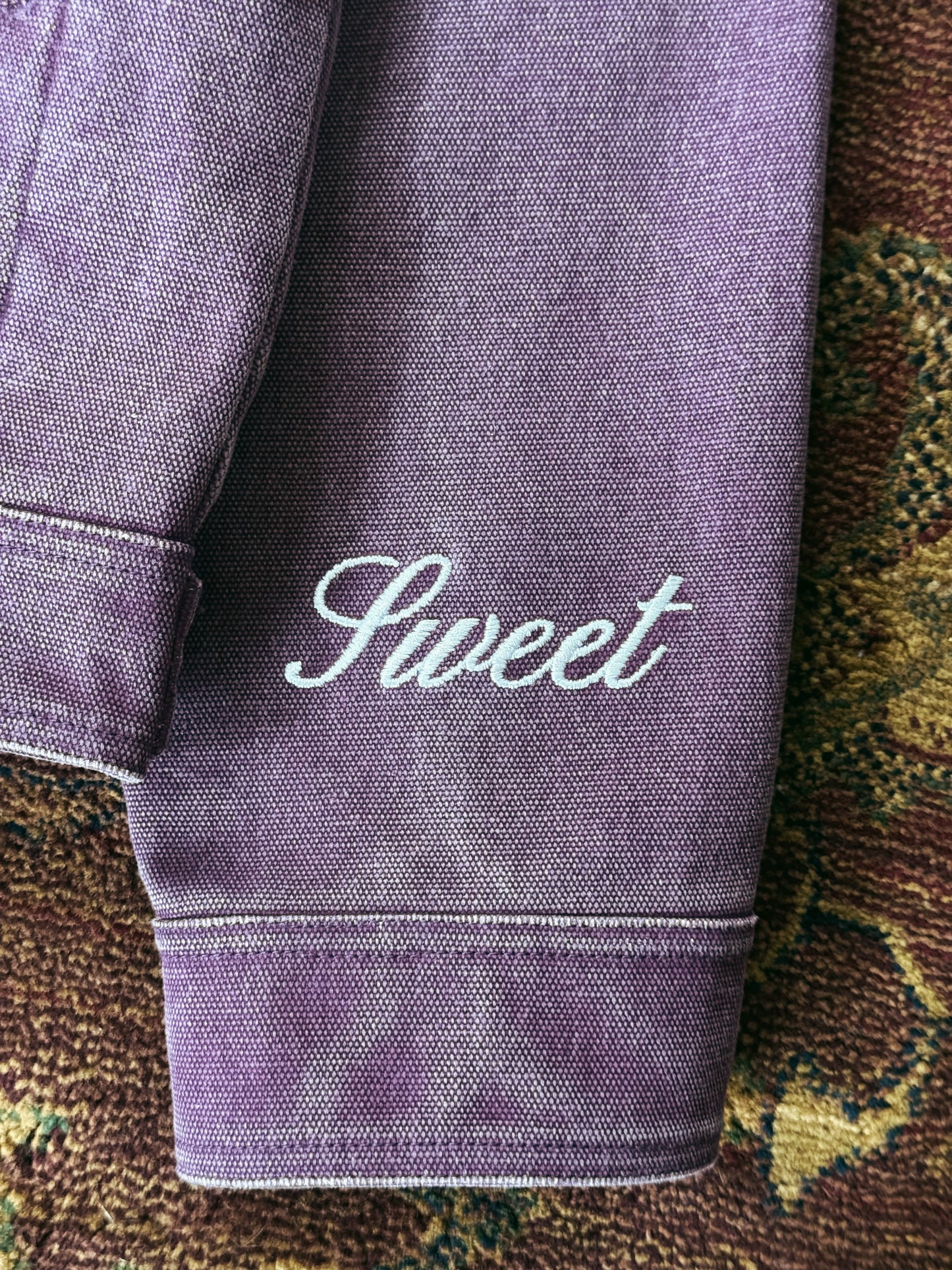 'SWEET WINE WESTERN CANVAS JACKET'
