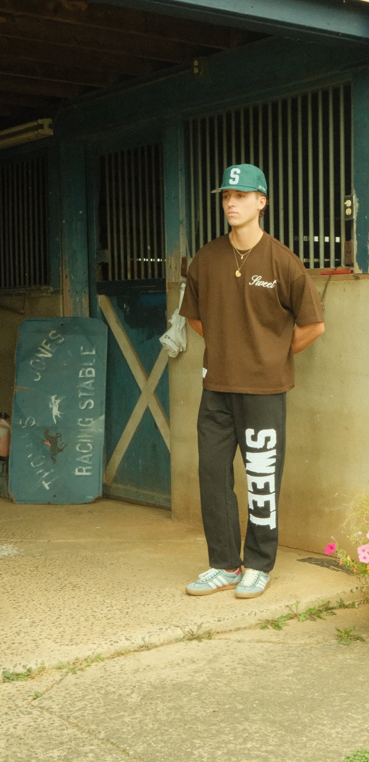 'ENJOY TODAY BROWN'