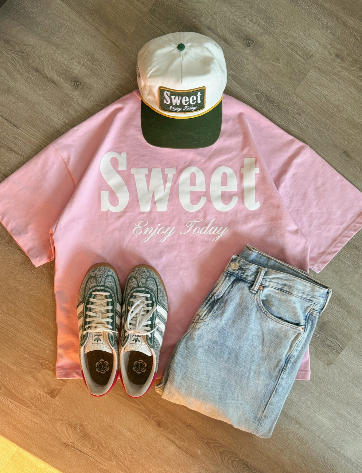 'ENJOY TODAY PINK'