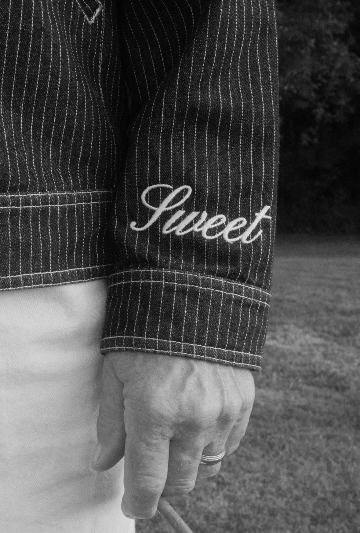 'SWEET PINSTRIPE JACKET'