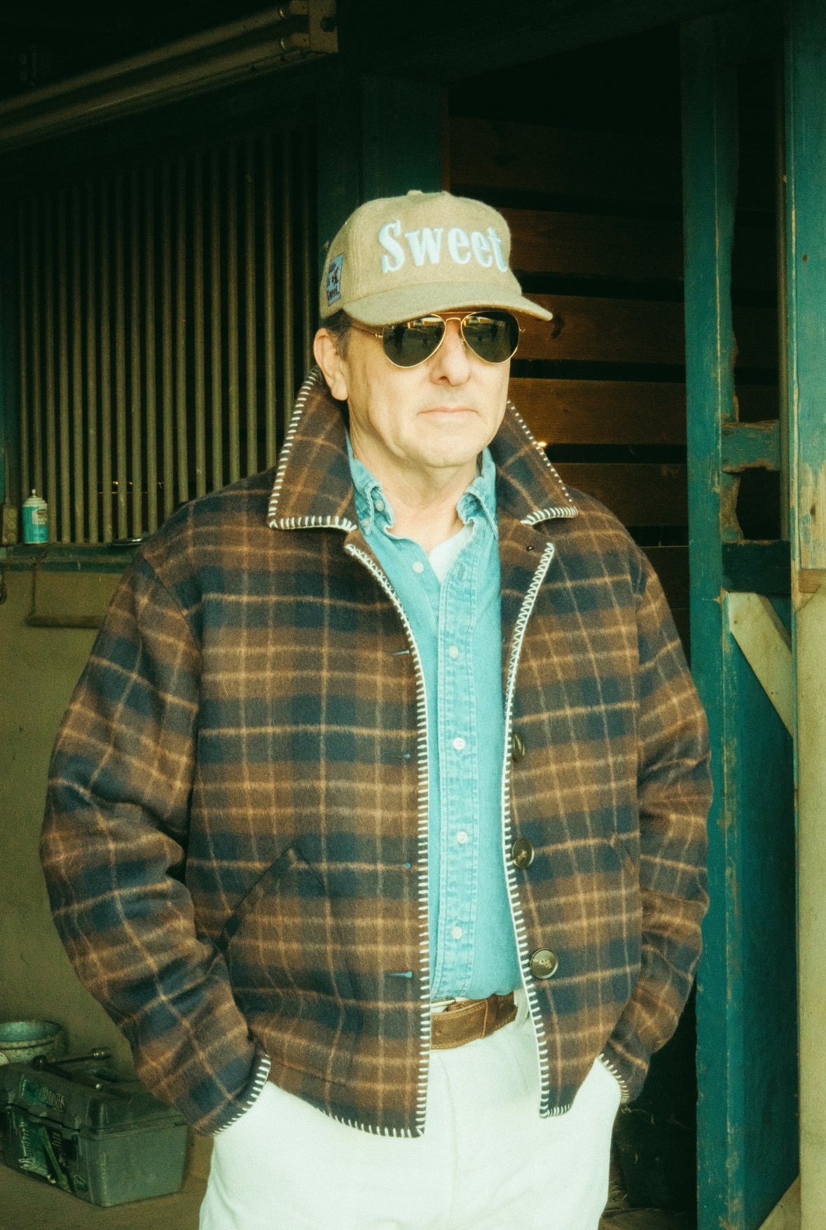 'SWEET PLAID WOOL JACKET'