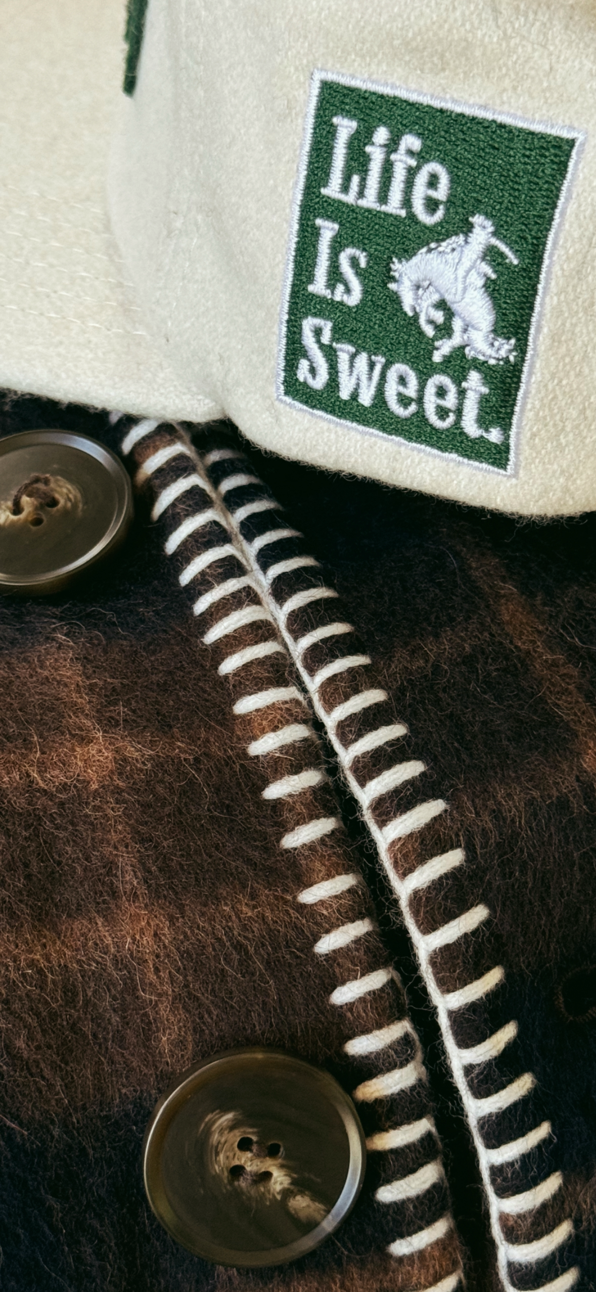SWEET PLAID WOOL JACKET