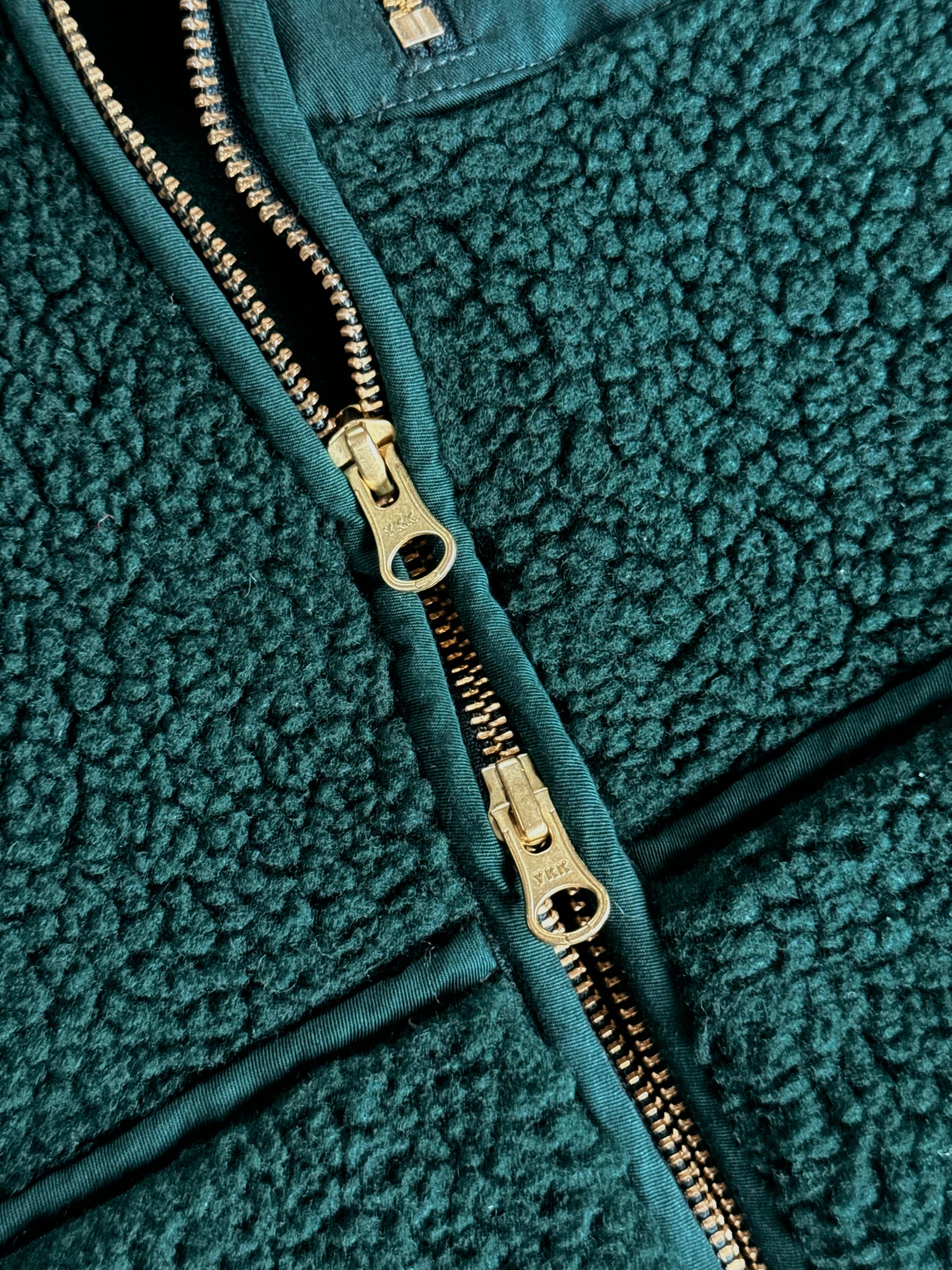 'SWEET EMERALD DEEP PILE JACKET'