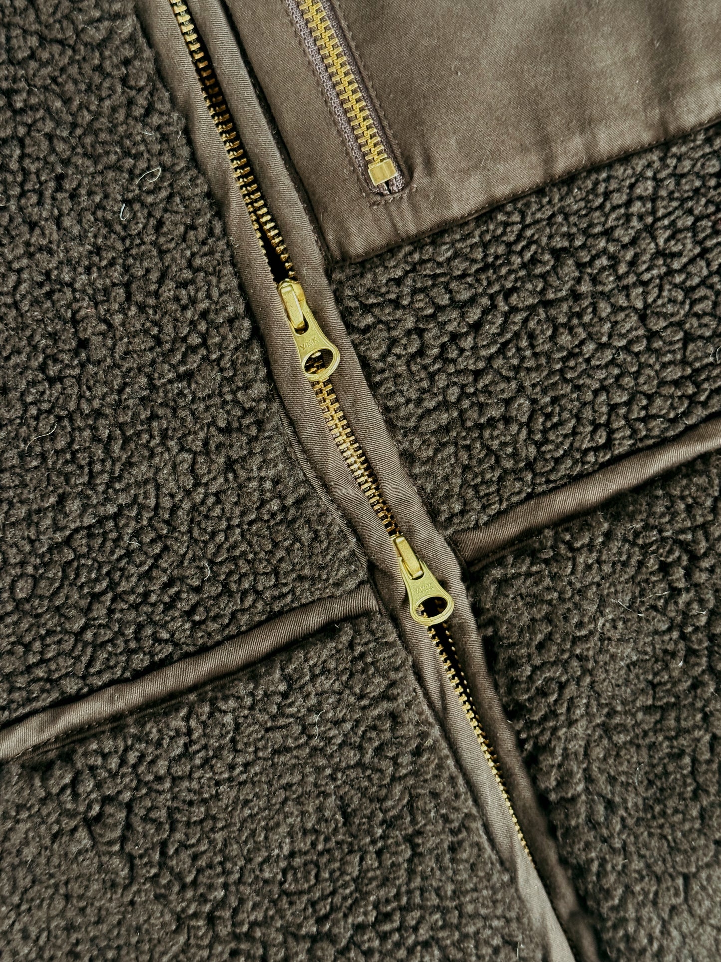 'SWEET BROWN DEEP PILE JACKET'