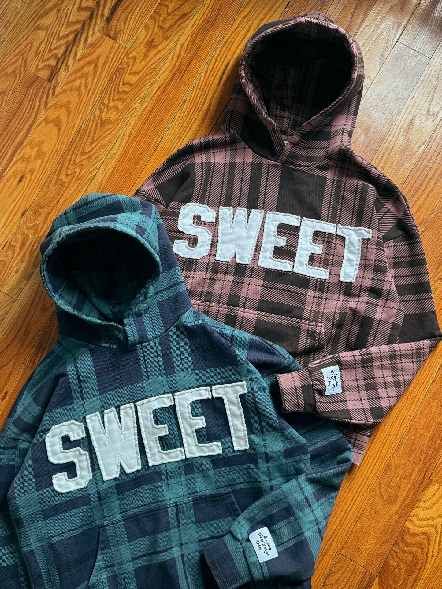 'SWEET AGED PLAID GREEN'
