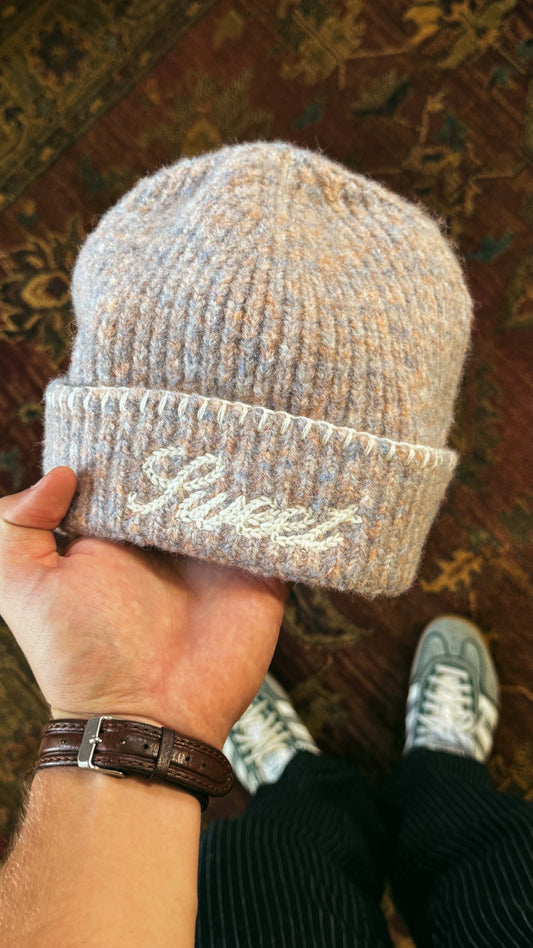 'SWEET DUNE BLUE KNIT BEANIE'