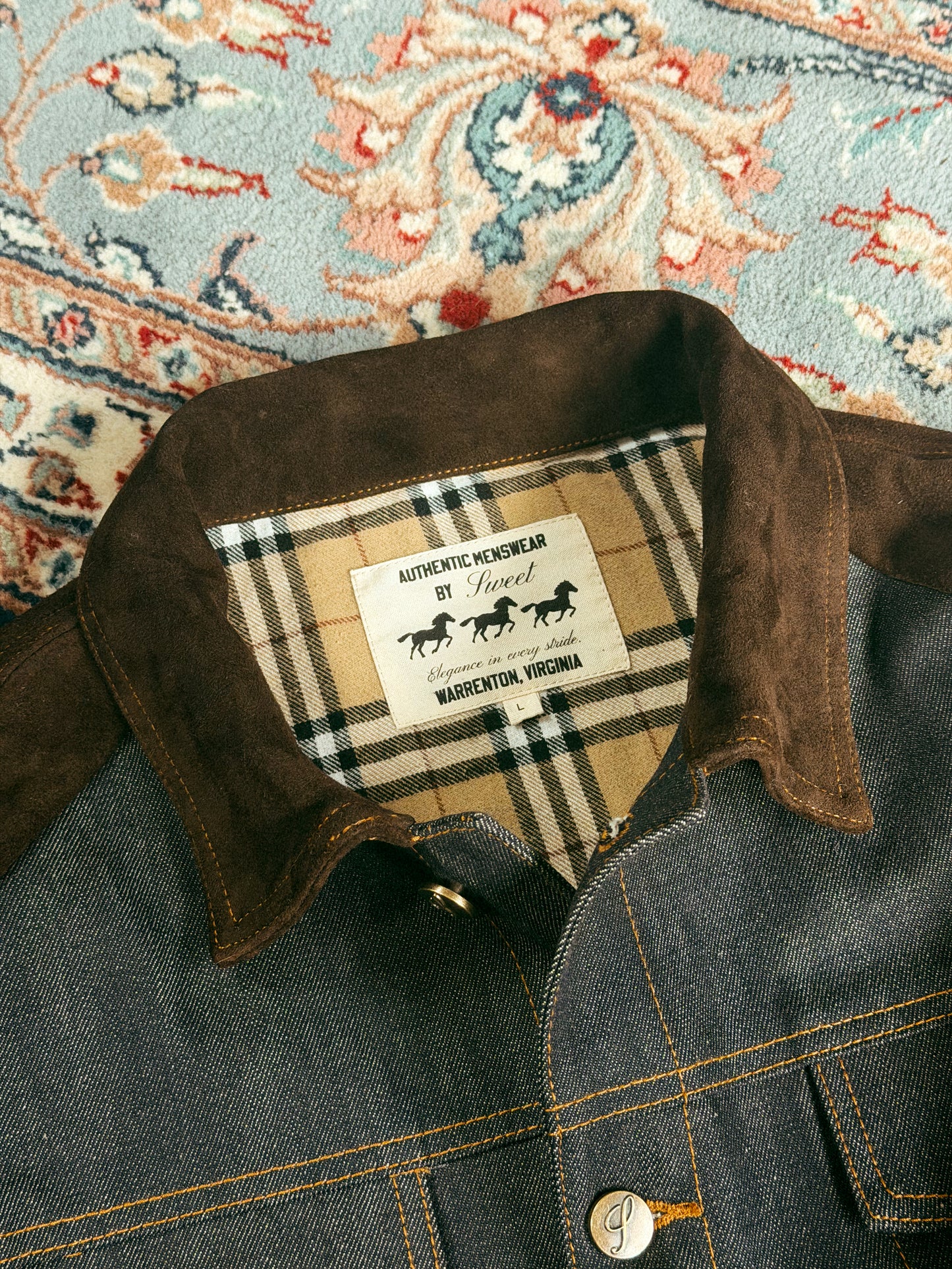 SWEET SELVEDGE DENIM & SUEDE JACKET