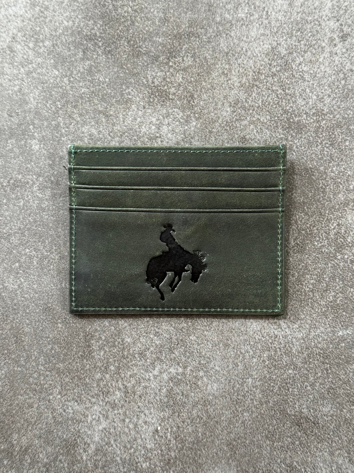 'SWEET COWBOY CARDHOLDER - DARK GREEN'