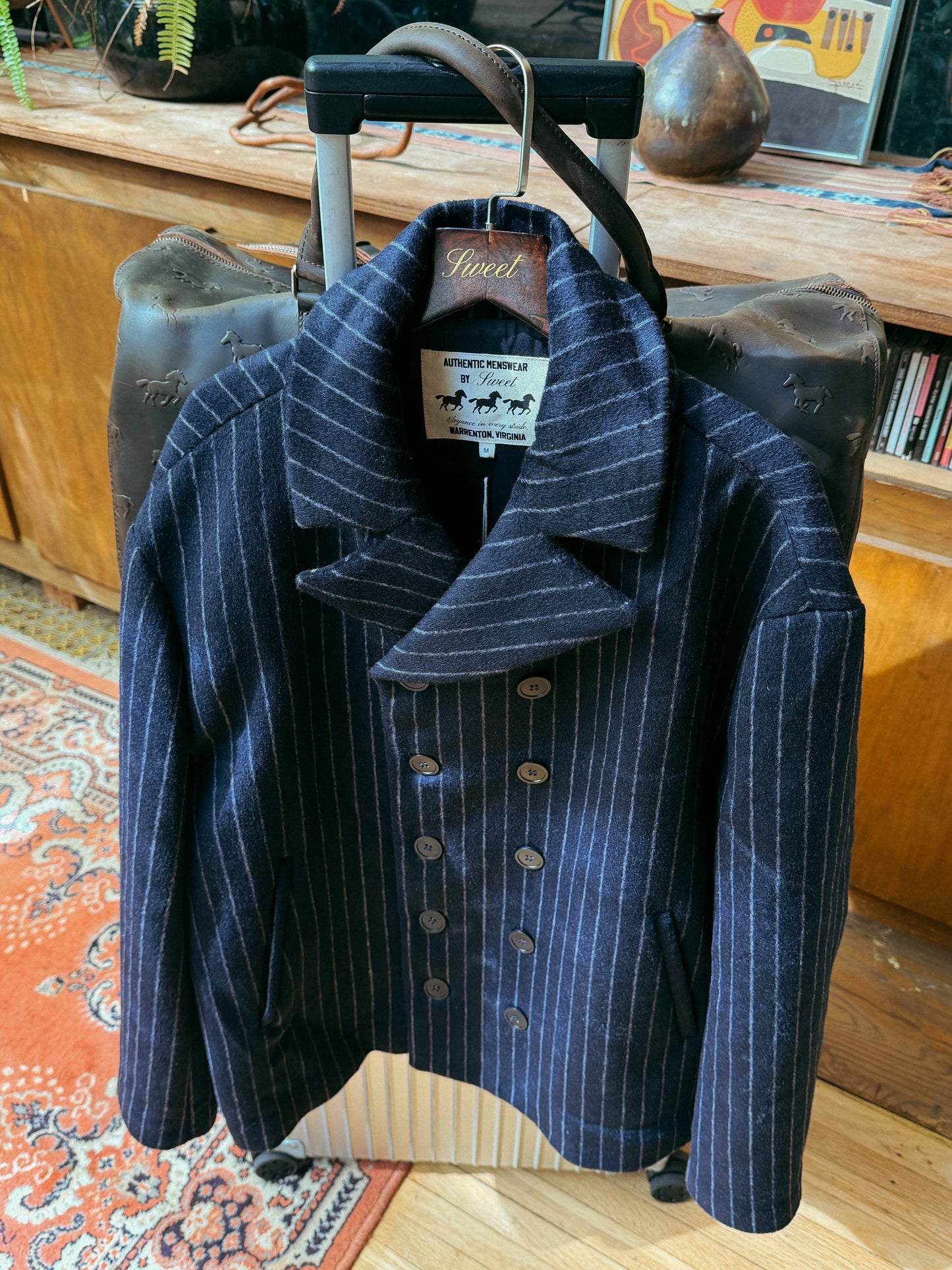 SWEET PINSTRIPE COAT