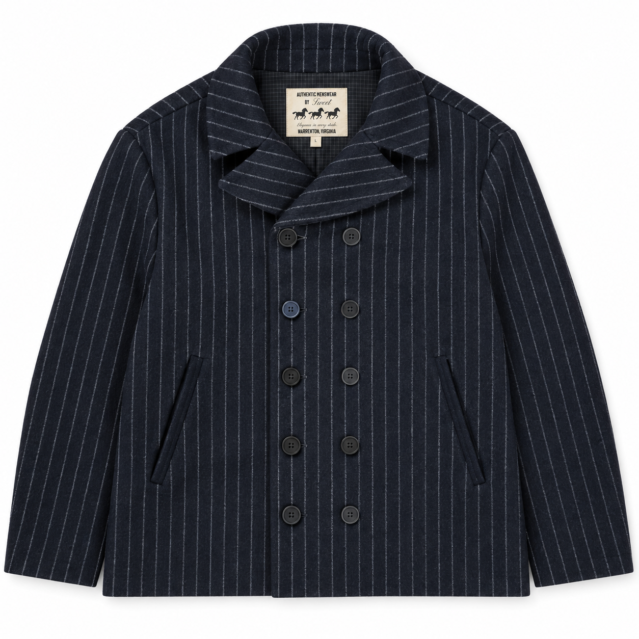 SWEET PINSTRIPE COAT
