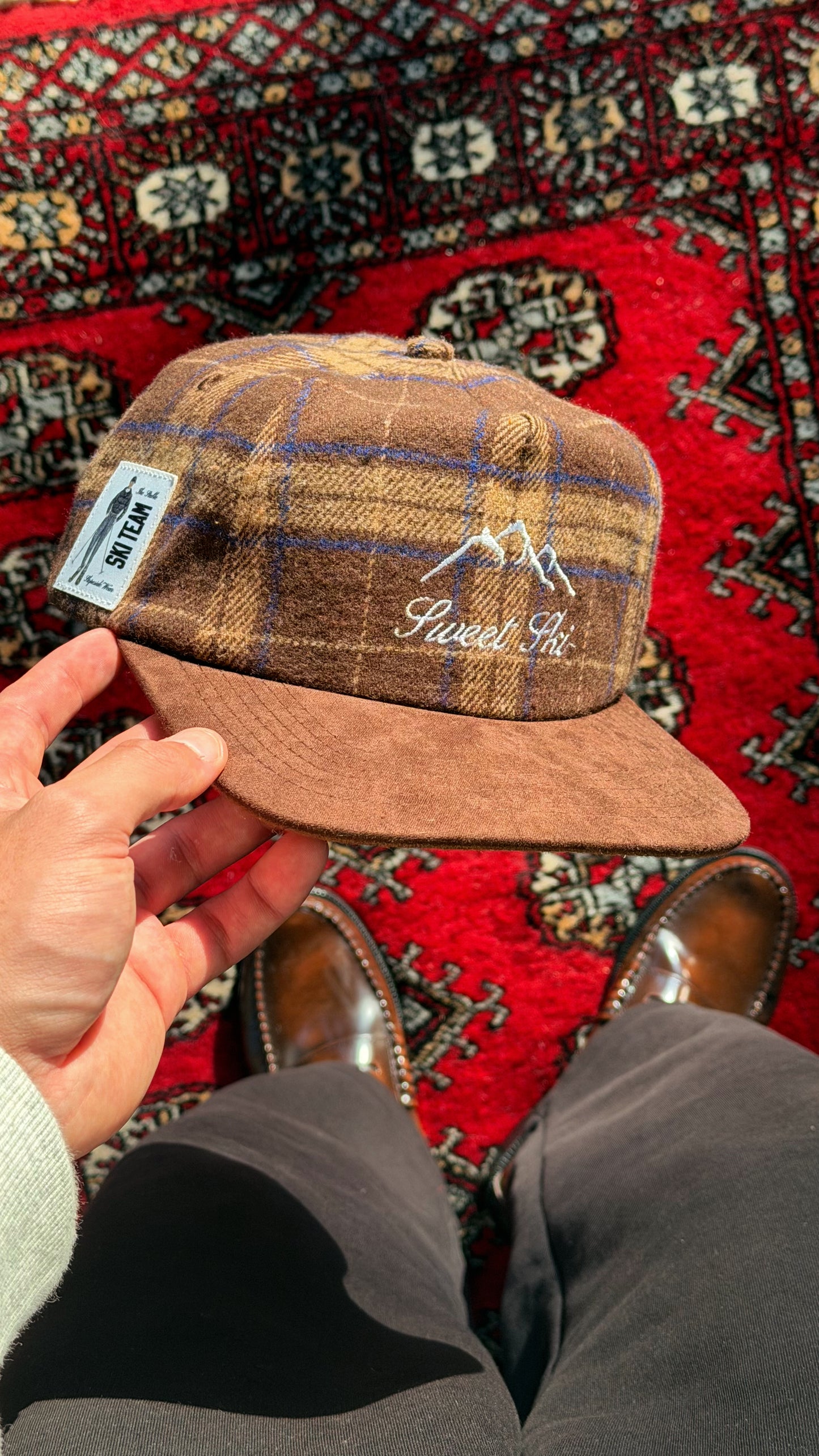 SWEET SKI BROWN PLAID