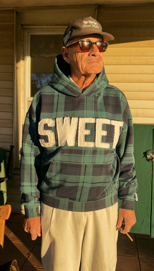 'SWEET AGED PLAID GREEN'