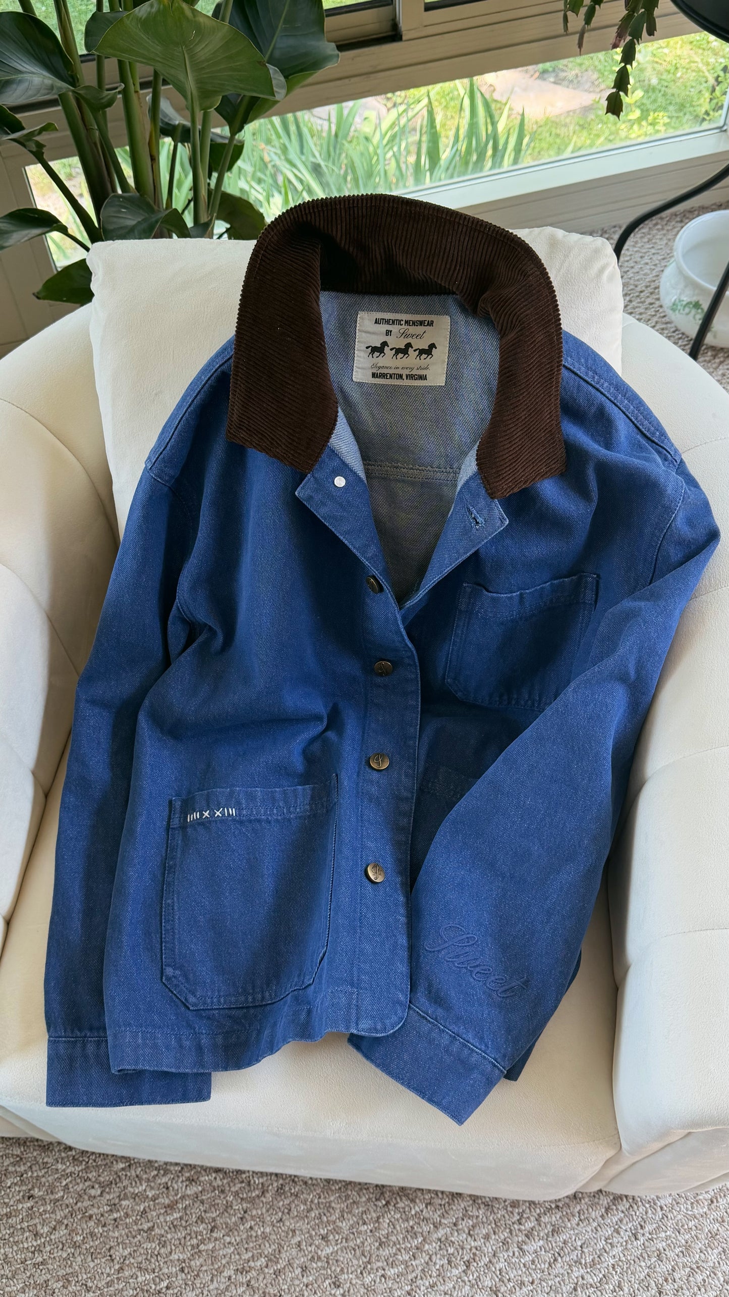 SWEET DENIM CHORE COAT