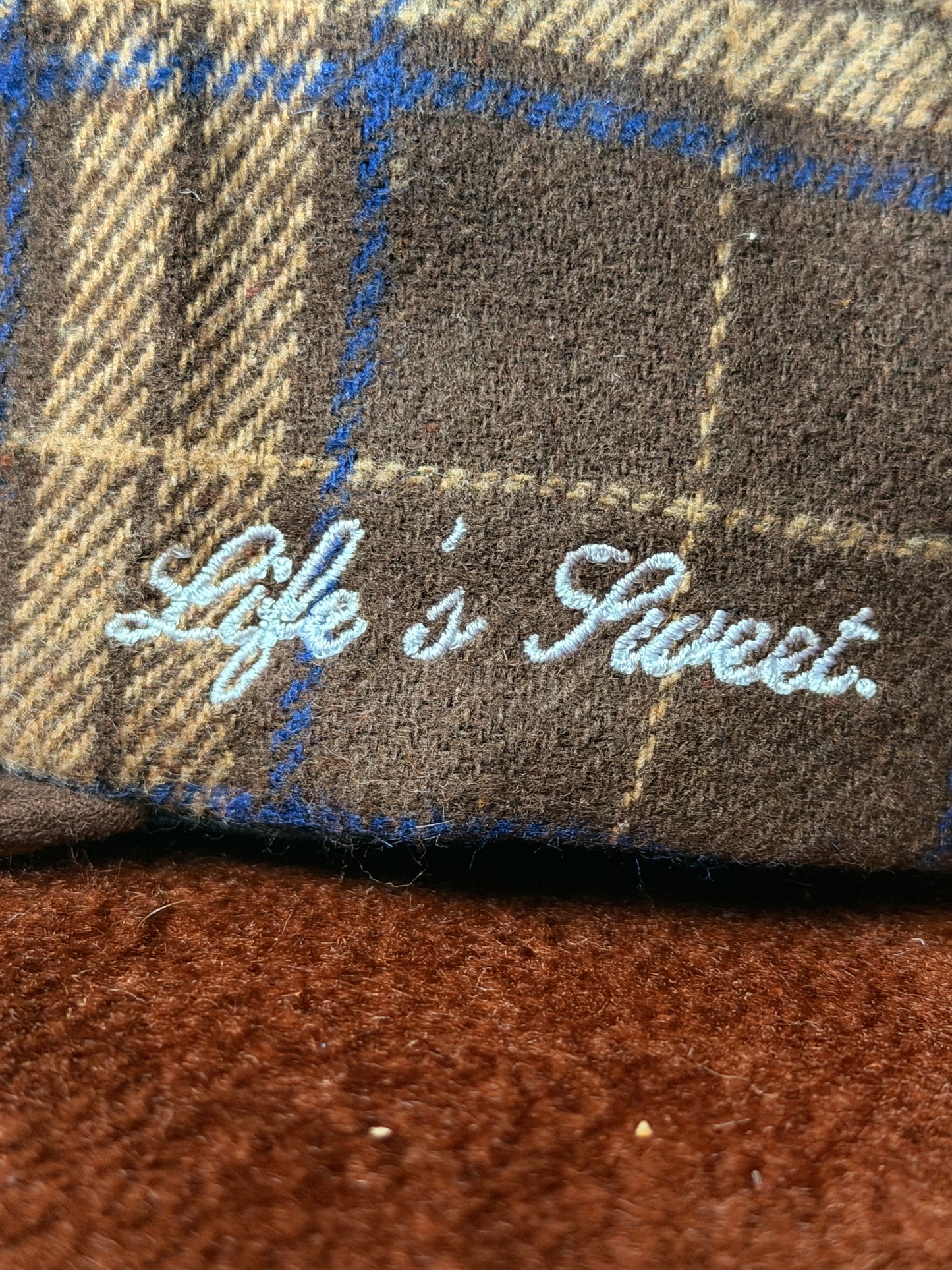 SWEET SKI BROWN PLAID