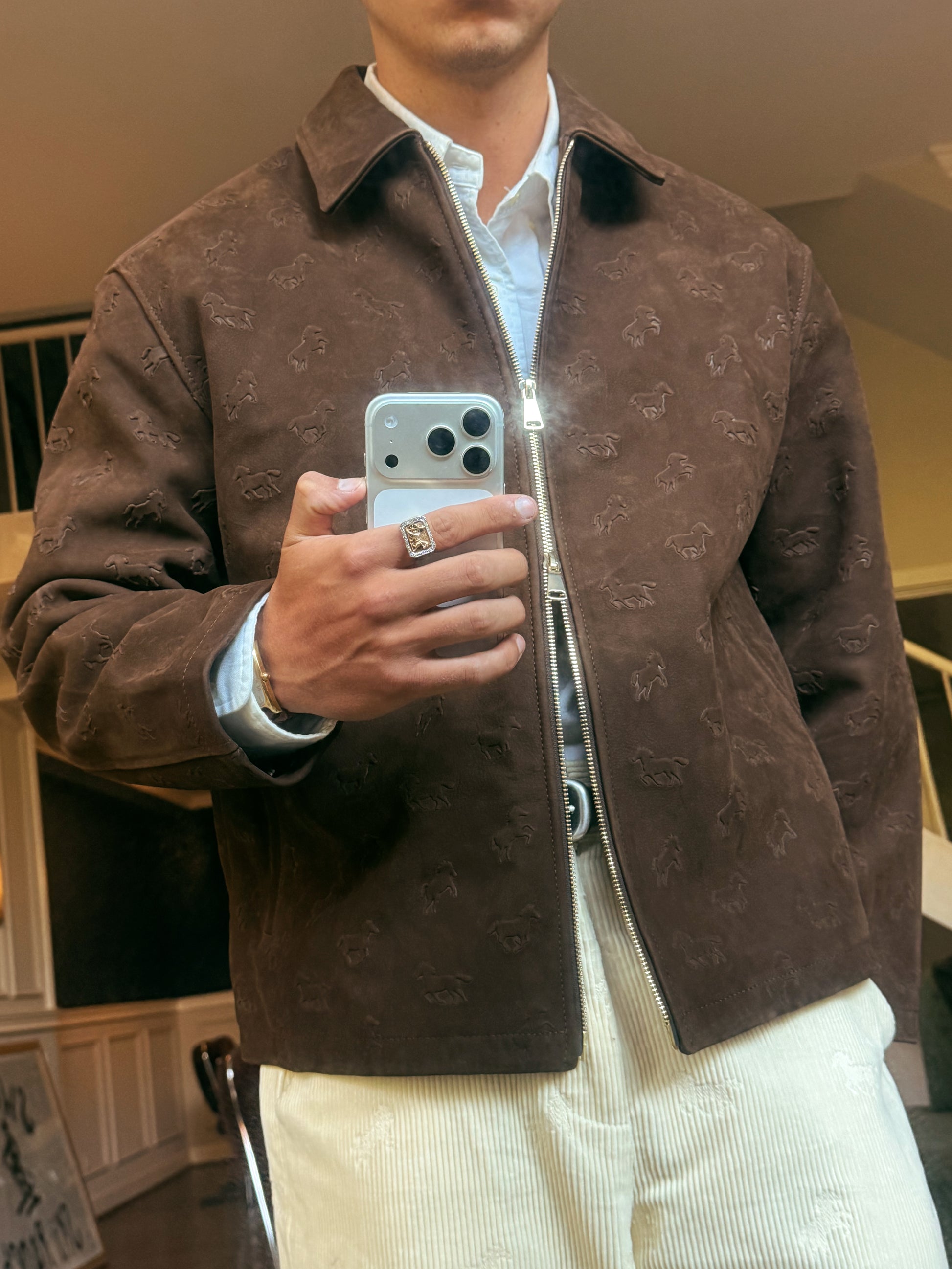 SWEET SUEDE LEATHER HORSE JACKET – Sweet Hat Company