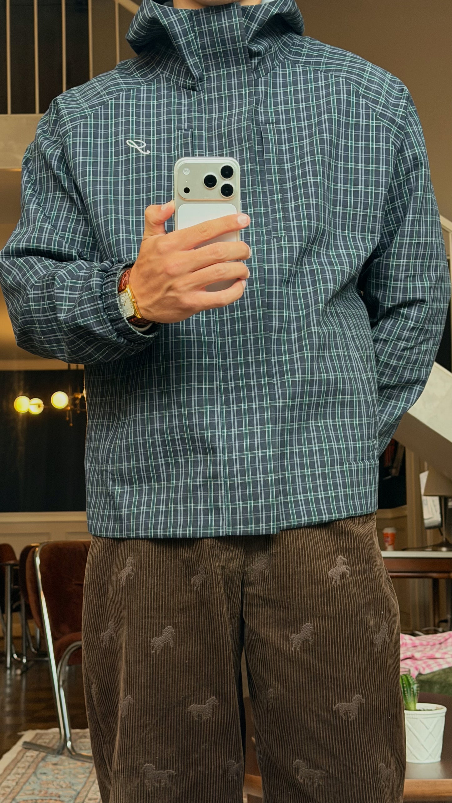 SWEET STABLE PLAID JACKET