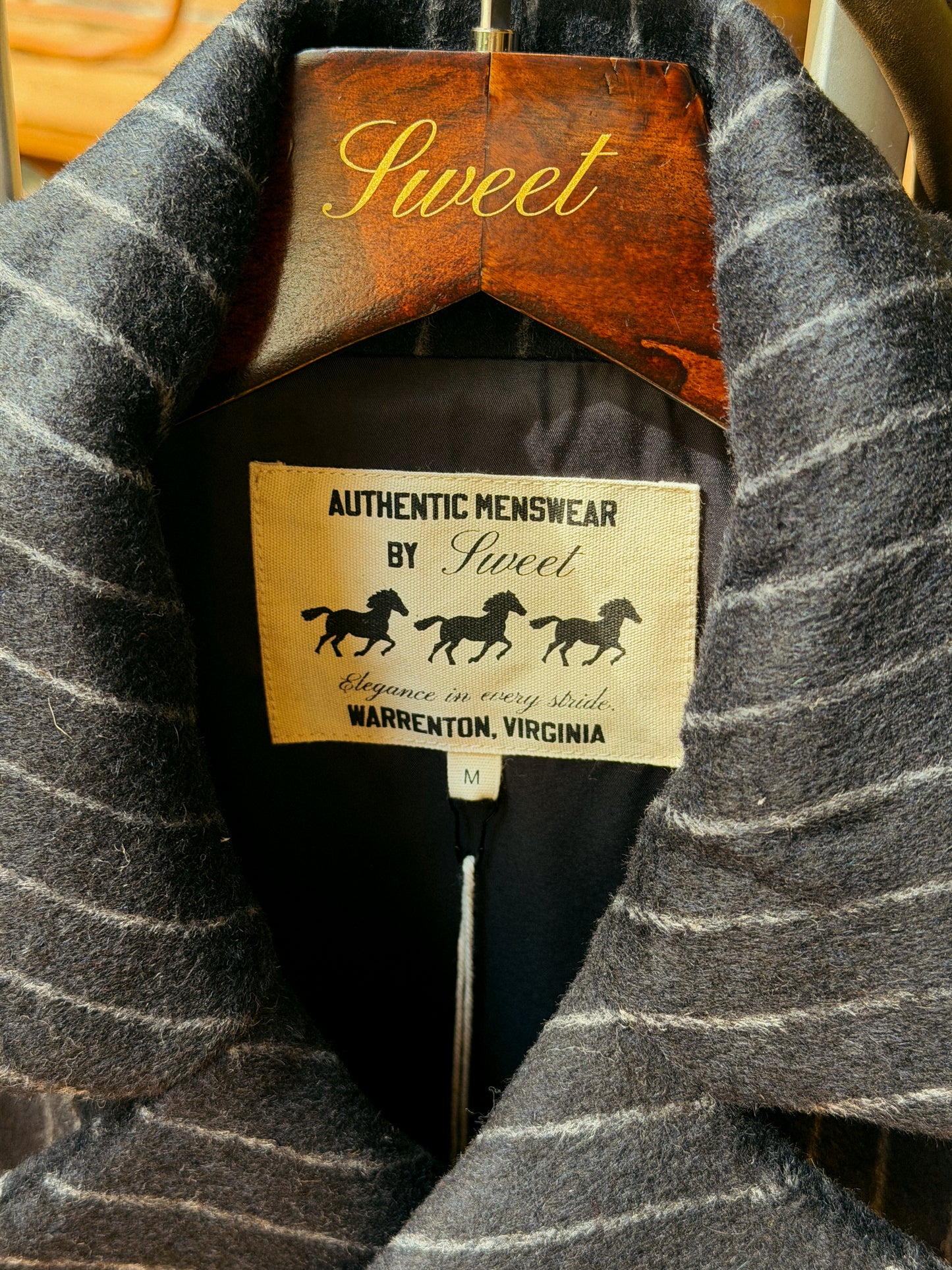 SWEET PINSTRIPE COAT