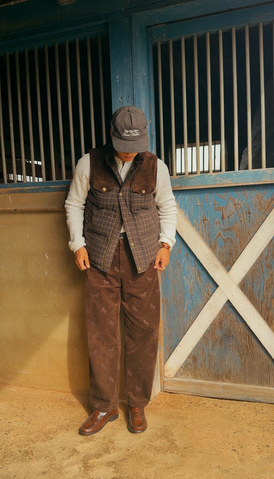 SWEET HORSE CORDUROYS - BROWN