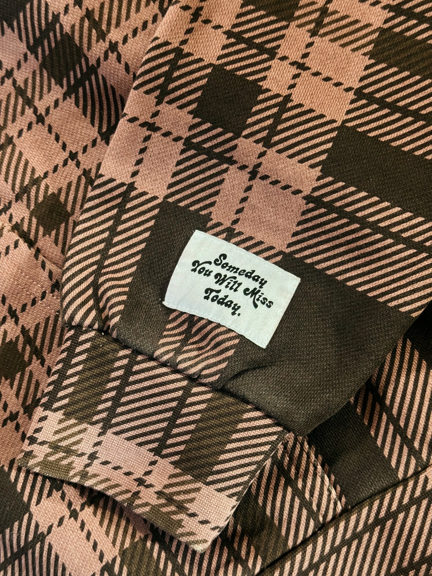 'SWEET AGED PLAID BROWN'