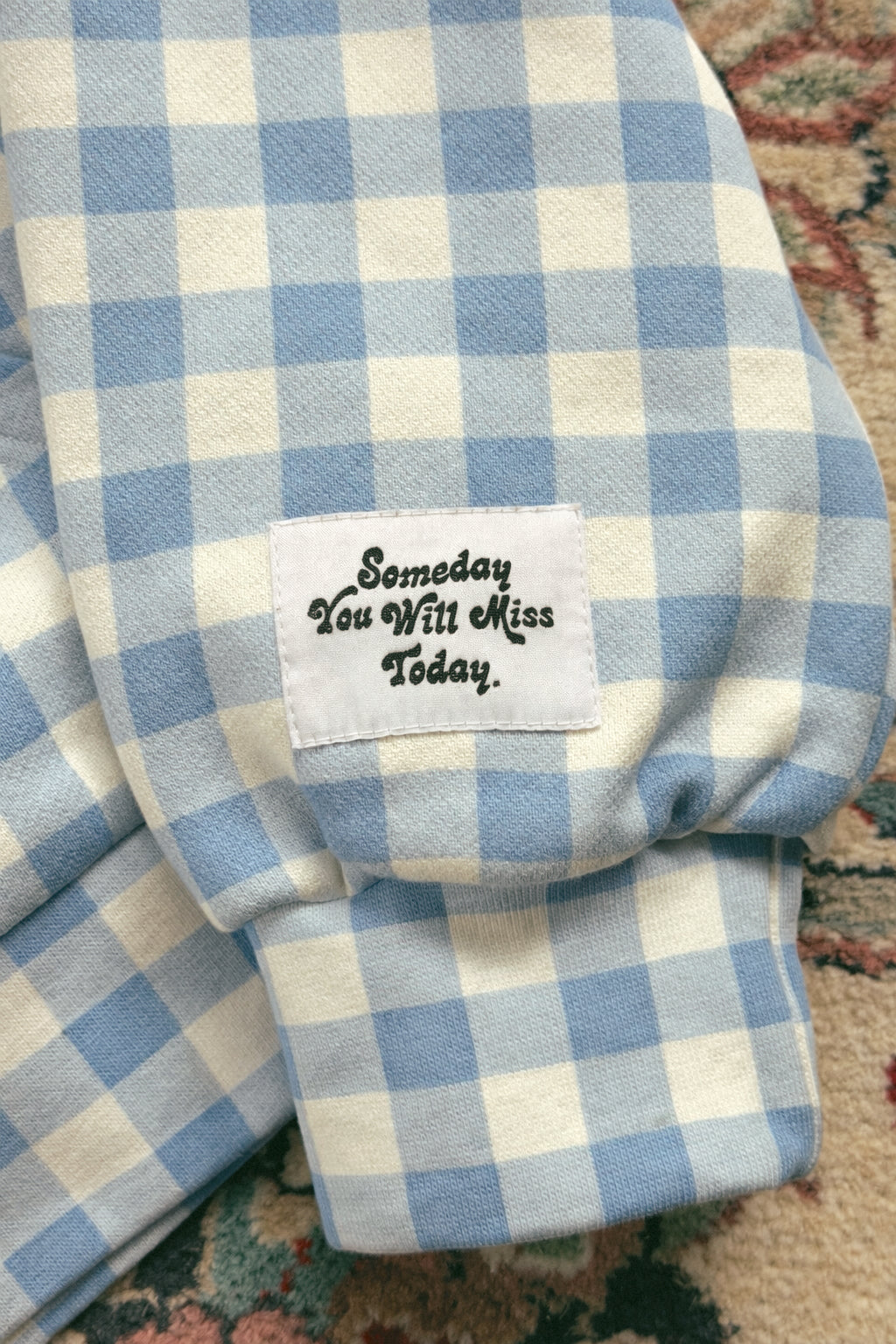 'SWEET BLUE GINGHAM'