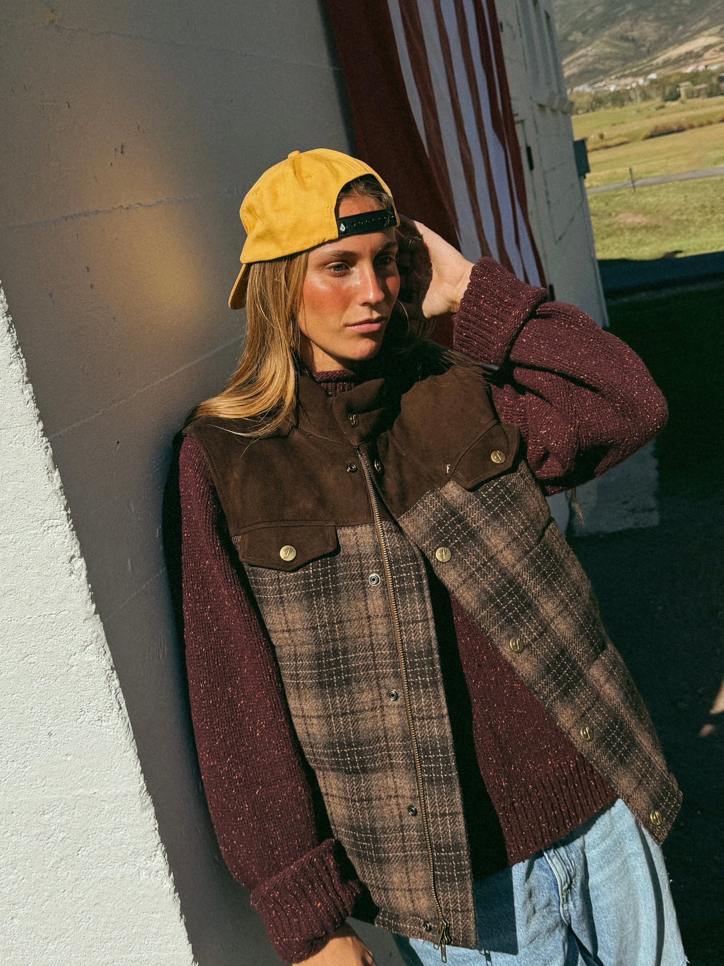 SWEET PLAID VEST