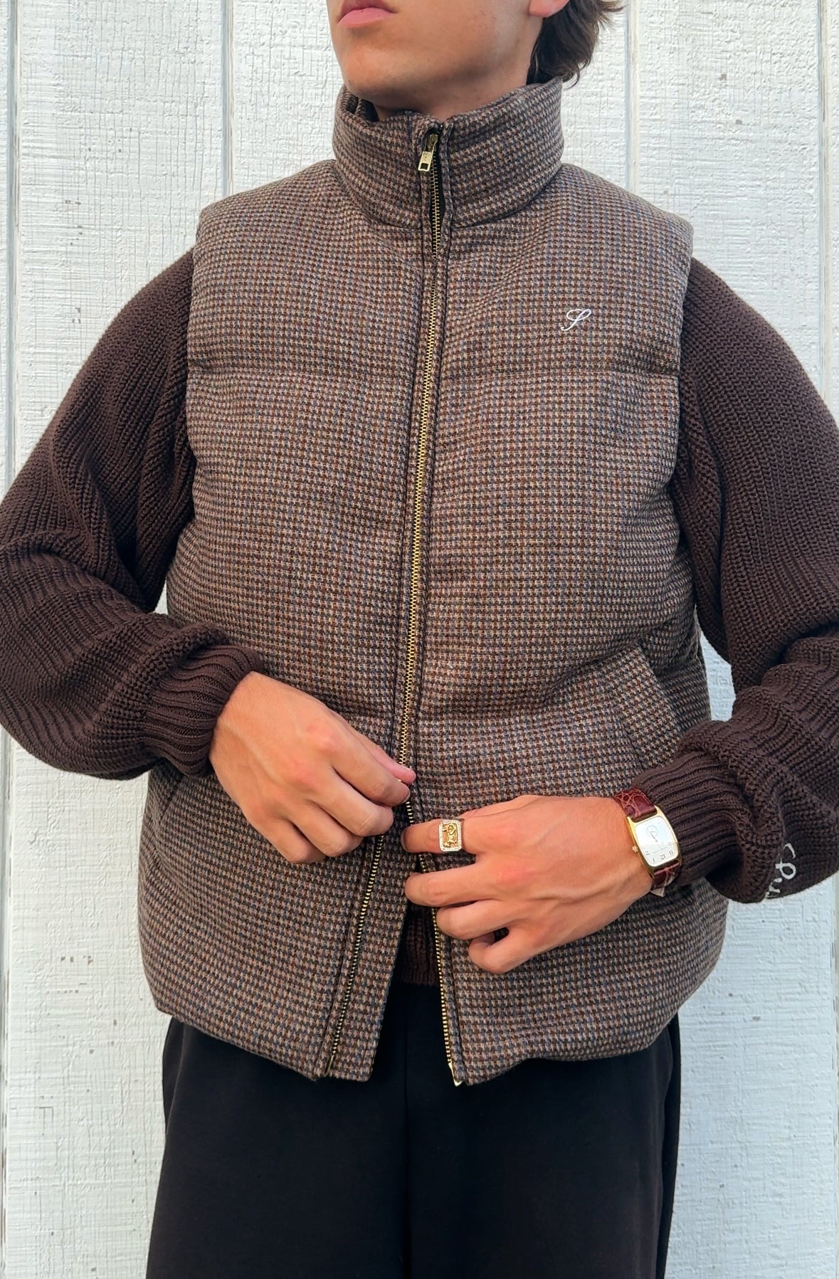 'SWEET WOOL PUFFER VEST'