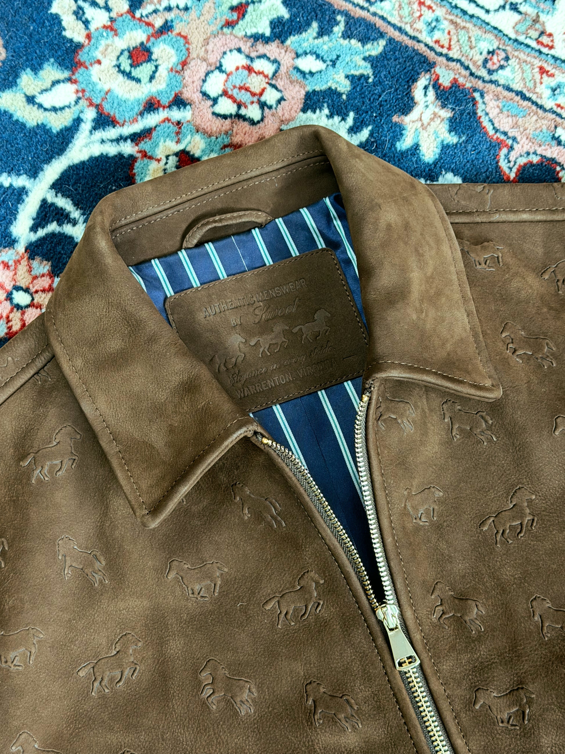 SWEET SUEDE LEATHER HORSE JACKET – Sweet Hat Company