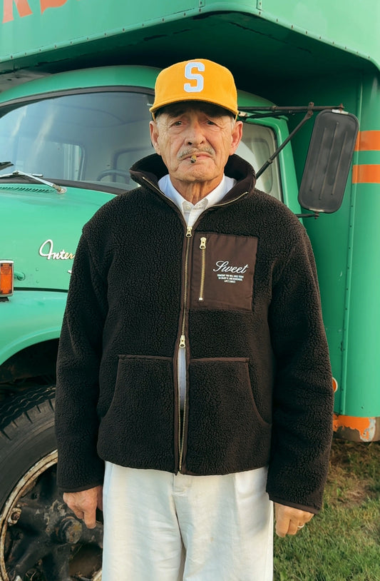 'SWEET BROWN DEEP PILE JACKET'