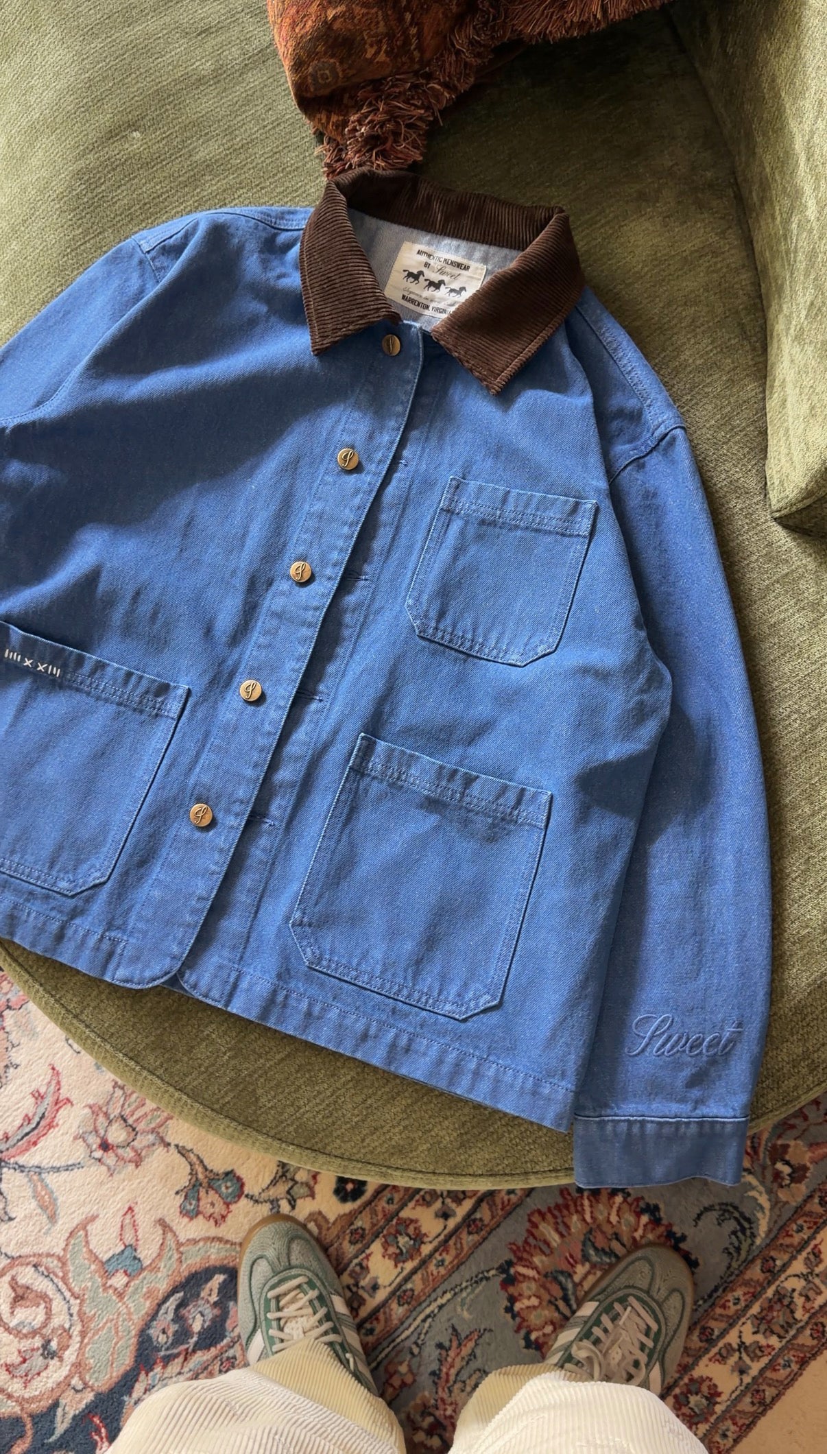SWEET DENIM CHORE COAT