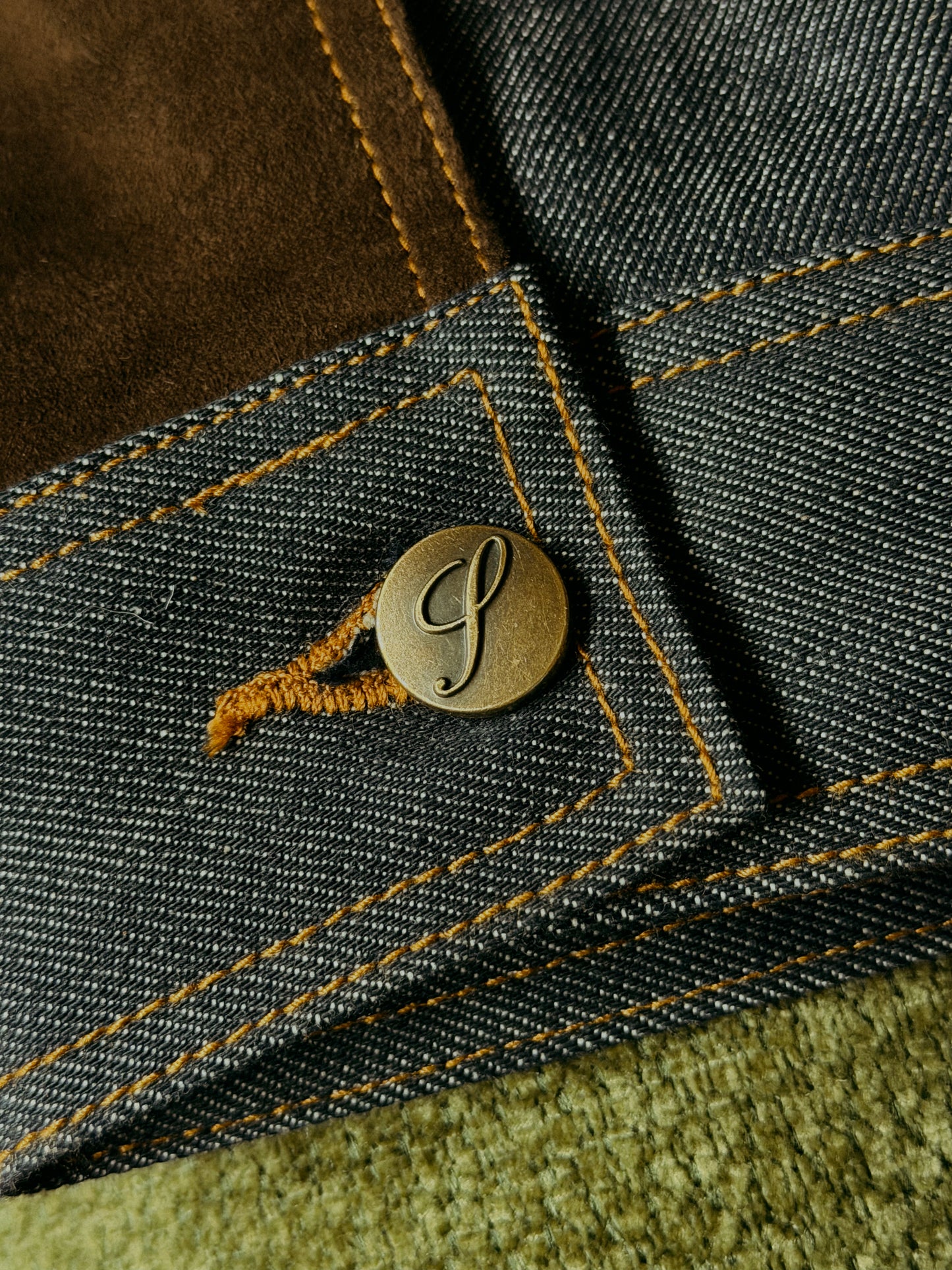 SWEET SELVEDGE DENIM & SUEDE JACKET