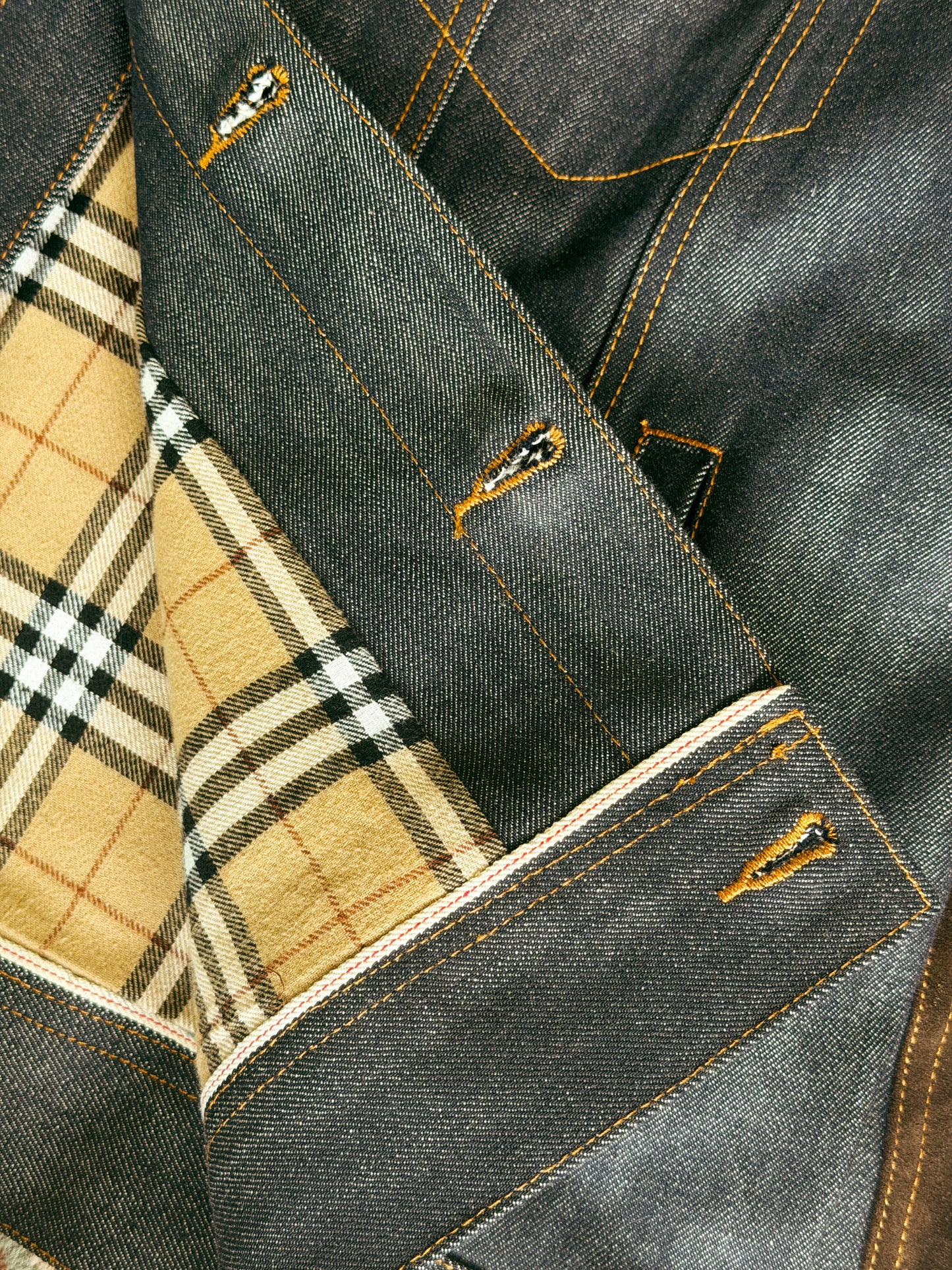 SWEET SELVEDGE DENIM & SUEDE JACKET