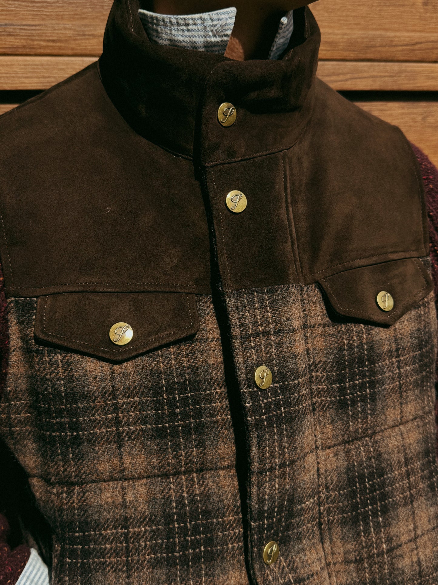 SWEET PLAID VEST