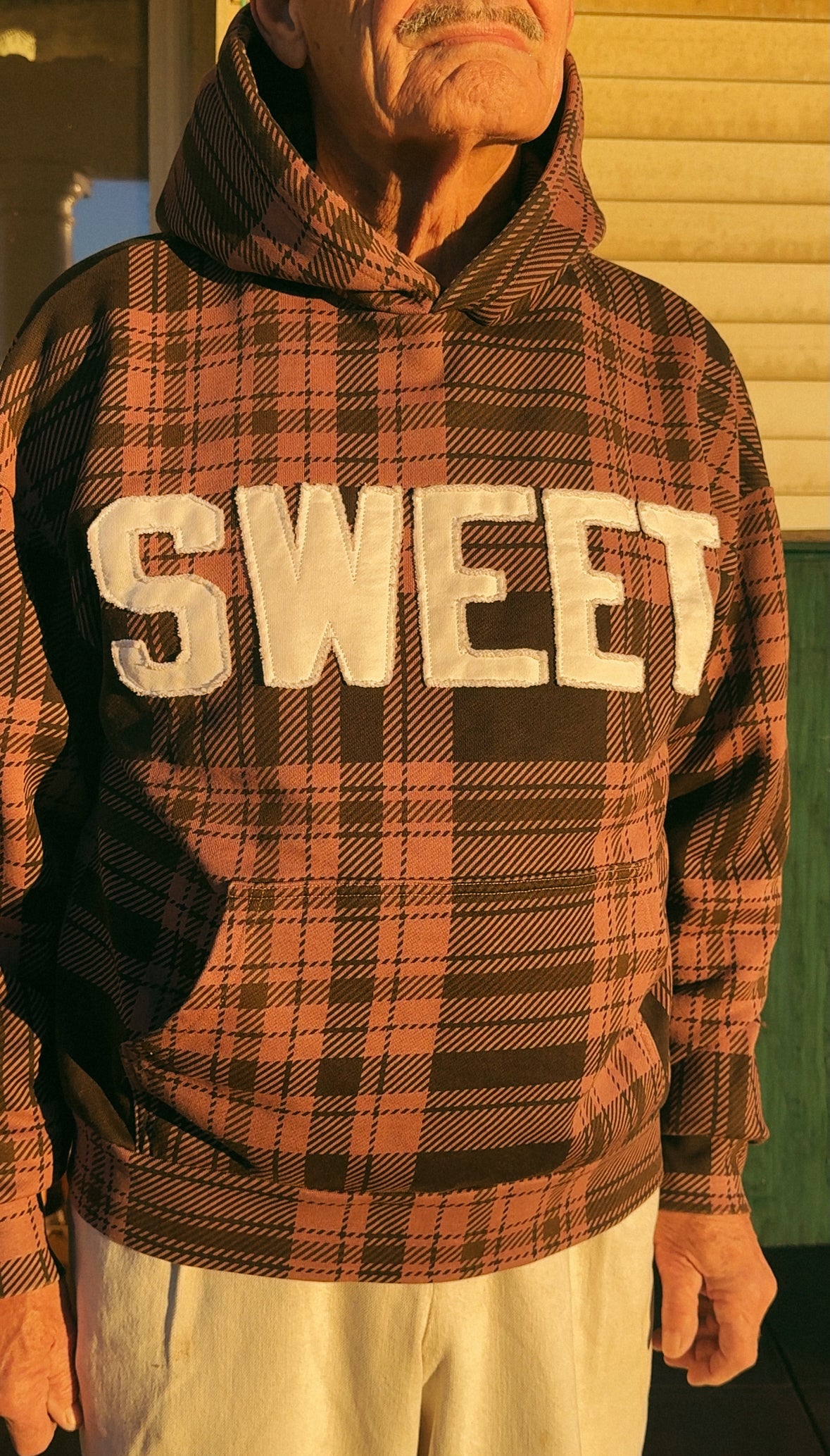 'SWEET AGED PLAID BROWN'