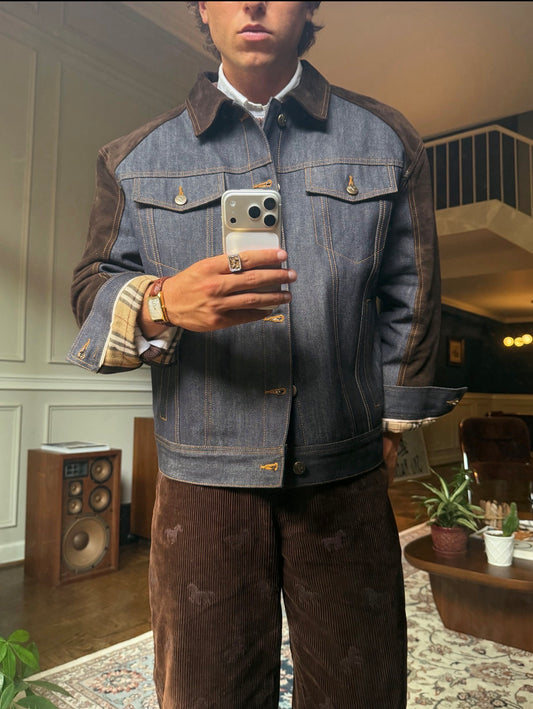 SWEET SELVEDGE DENIM & SUEDE JACKET