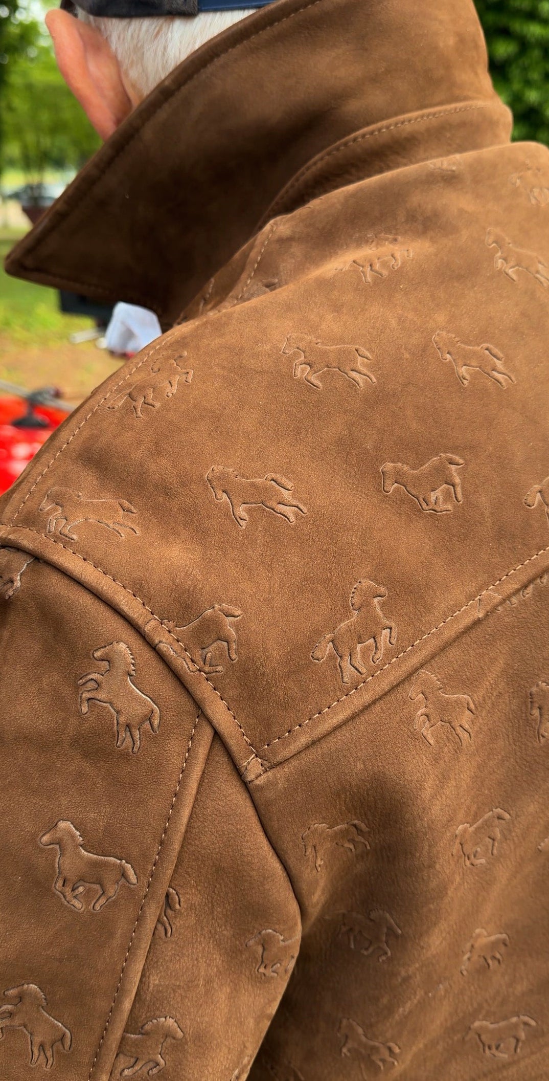 SWEET SUEDE LEATHER HORSE JACKET