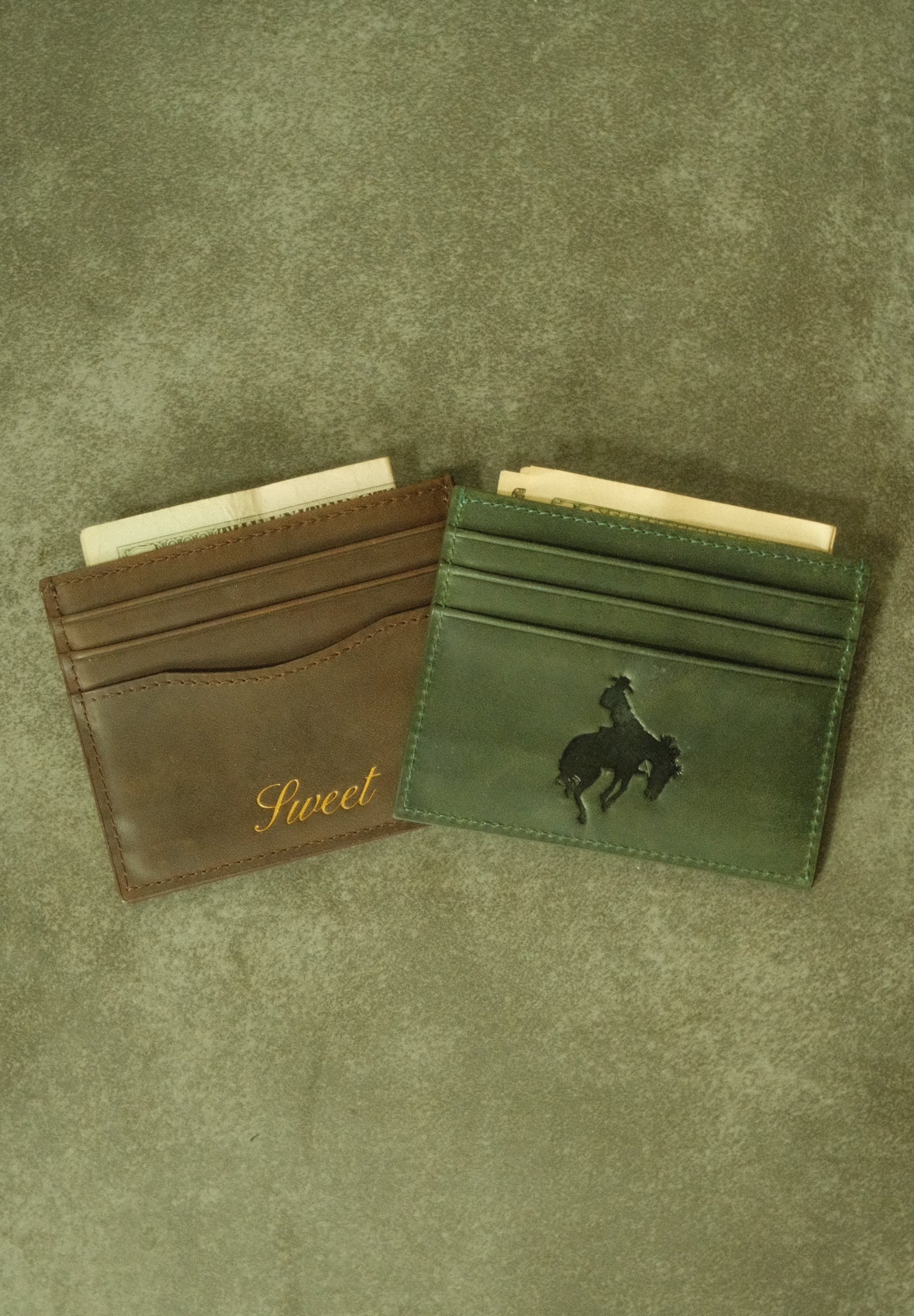 SWEET COWBOY CARDHOLDER - DARK BROWN' – Sweet Hat Company