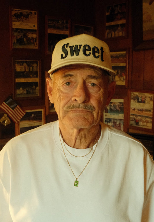 SWEET OFF-WHITE WOOL COWBOY