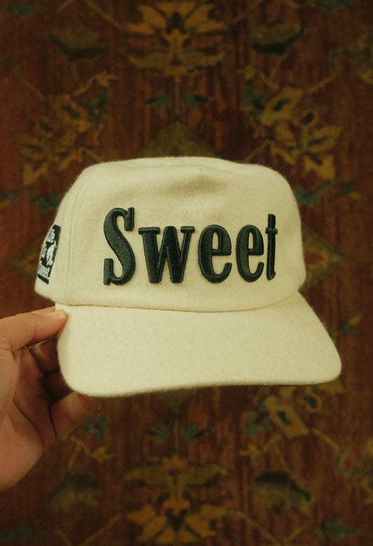 'SWEET OFF-WHITE WOOL COWBOY'