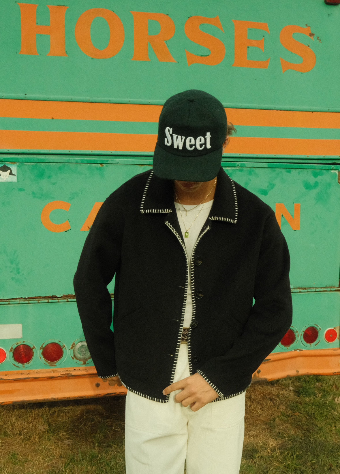 'SWEET BLACK WOOL JACKET'