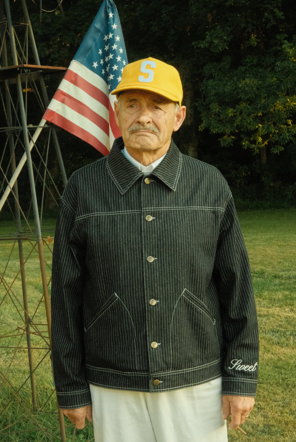 'SWEET PINSTRIPE JACKET'