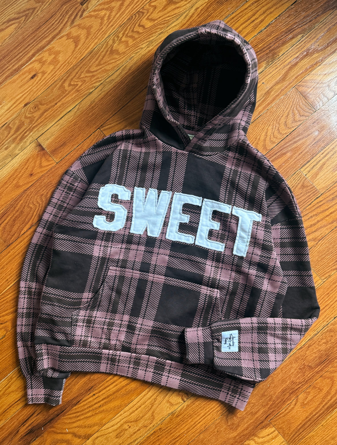 'SWEET AGED PLAID BROWN'