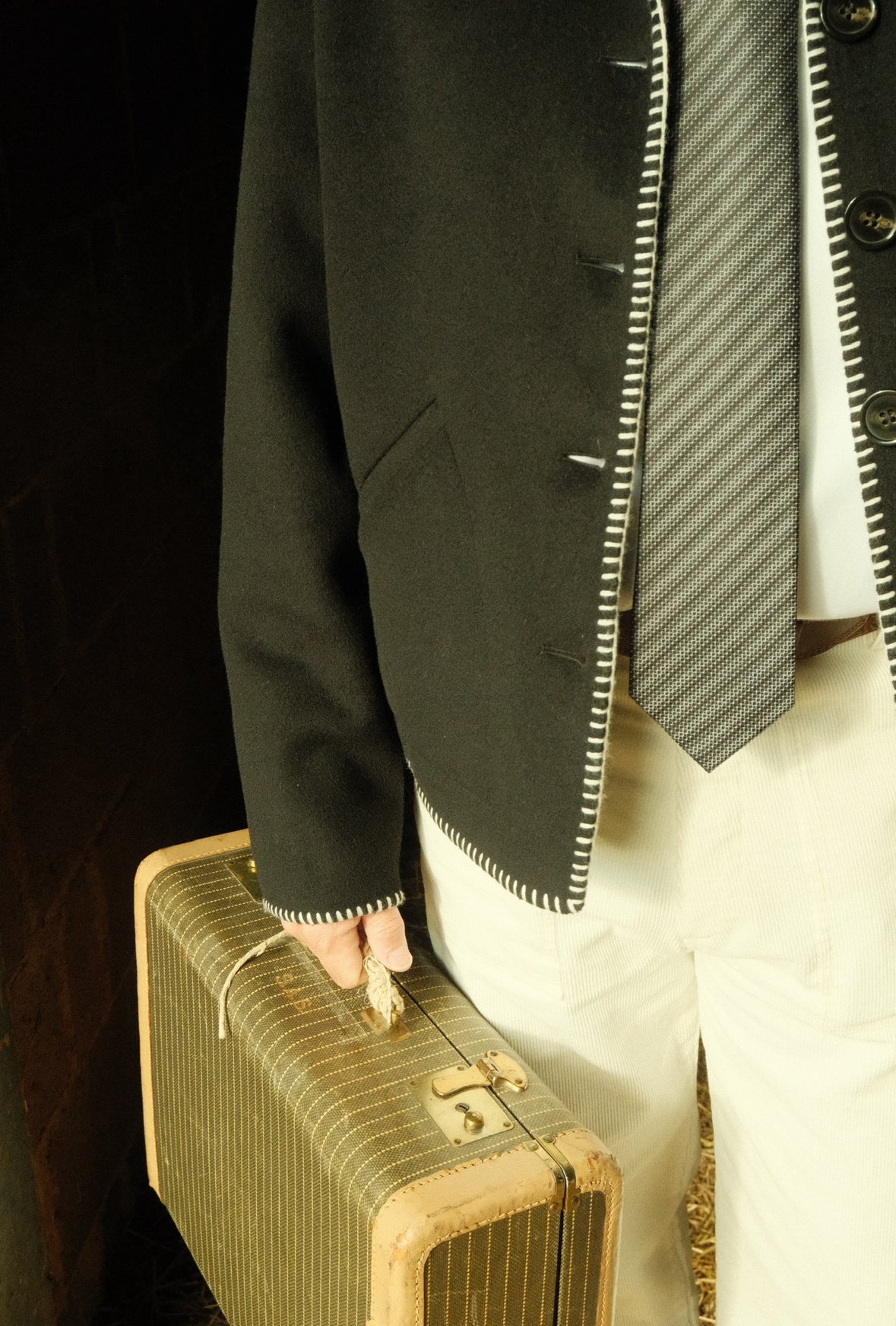 'SWEET BLACK WOOL JACKET'