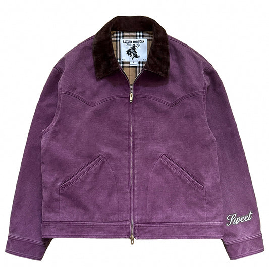 'SWEET WINE WESTERN CANVAS JACKET'
