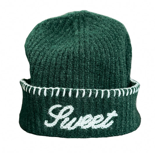 'SWEET EMERALD KNIT BEANIE'